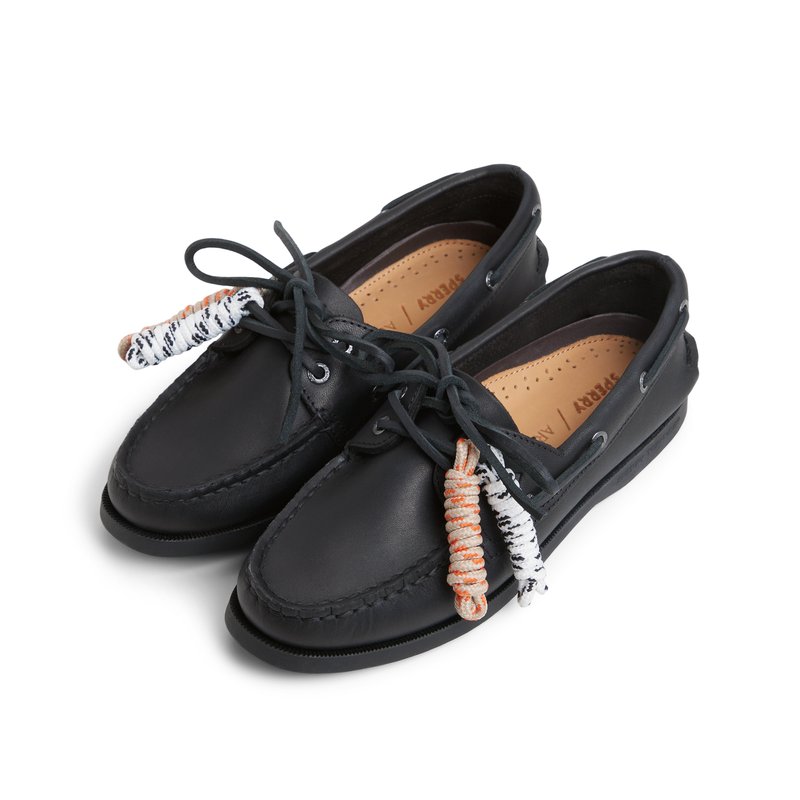 靴 SOPHNET. LEATHER BOAT SHOES BLACK/27.5cm SOPHNET. LEATHER BOAT SHOES BLACK/27.5cm